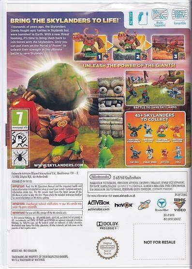 Skylanders Giants - Nintendo Wii (B Grade) (Genbrug)